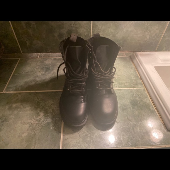 Dr. Martens 1406 Mono smooth leather boots - Picture 3 of 8